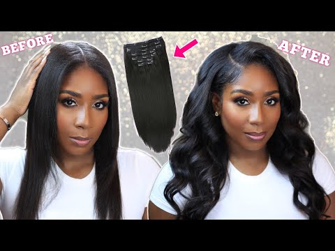 HOW I INSTALL & STYLE CLIP IN EXTENSIONS IN 5 WAYS |...