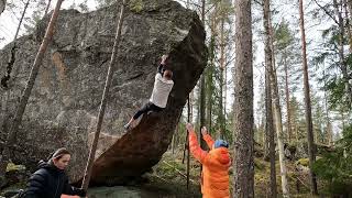 Video thumbnail of Albin Stenroosin kantti, 7B. Vihti