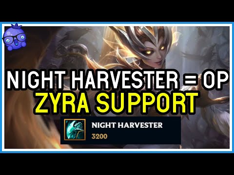THIS is why you use NIGHT HARVESTER on Zyra Support! - League of Legends