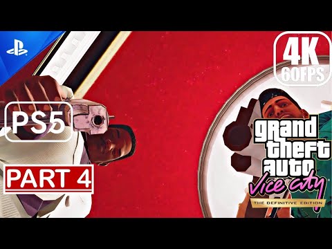 GTA Vice City Definitive Edition PS5 - Gameplay Walkthrough (60FPS 4K) Part 4 No Commentary