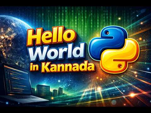 Python Hello World Program In Kannada Python