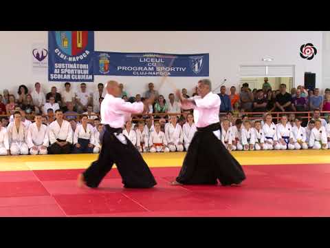 Wilko Vriesman Shihan 6 Dan Aikido demonstration Romania 2017