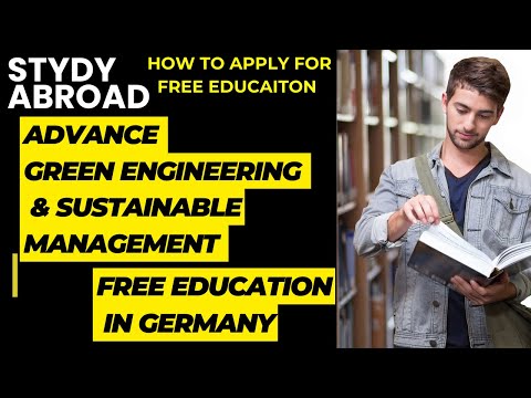 ✈️Study in Germany Free Education in Europe✈️ Advanced Green Engineering and Sustainable Management