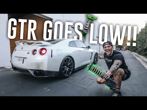 R35 GTR GETS INSANE NEW SUSPENSION! - FORTUNE AUTO GTR COILOVER INSTALL