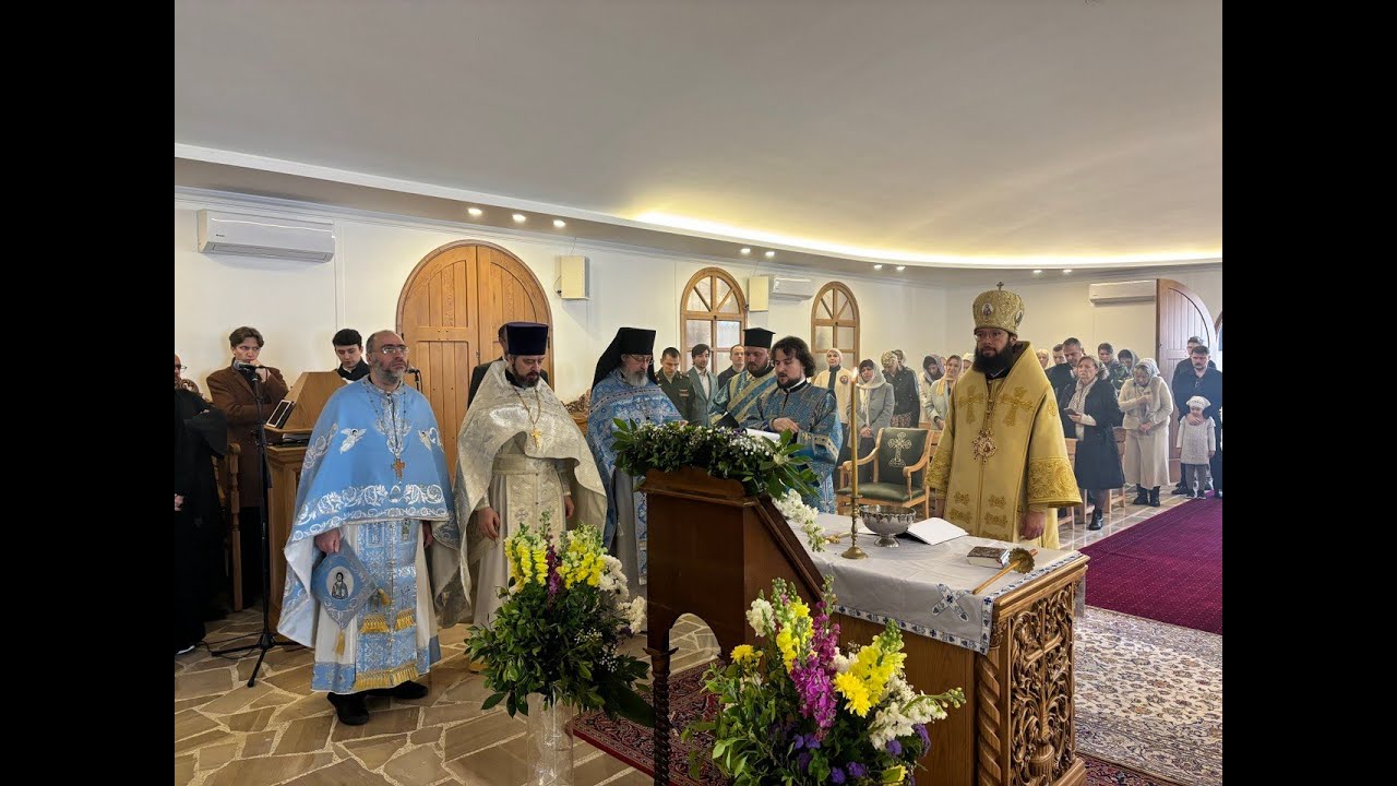 Малое освящение храма для русской православной общины Ливана. Архиерейские богослужения