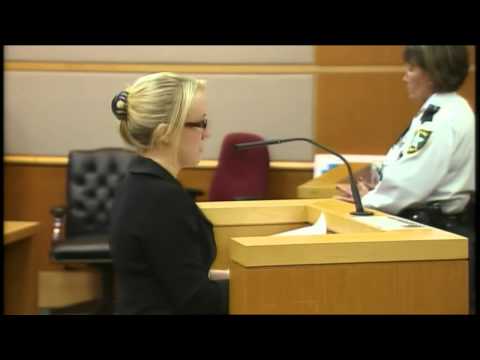 Melissa Dohme speaks at sentencing