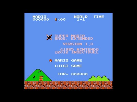 SMB Hack Longplay - Super Mario Bros. Extended