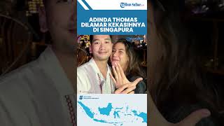 Diam-diam Adinda Thomas Pemain Film 'KKN di Desa Penari' Dilamar Kekasihnya di Singapura