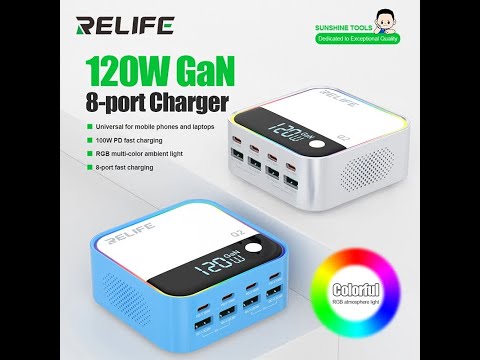 Sạc điện thoại đa năng RELIFE Q2 120w TRẮNG 
