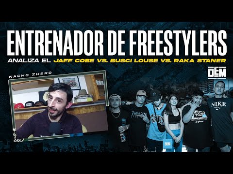 ENTRENADOR DE FREESTYLERS ANALIZA EL JAFF COBE vs. BUSCI LOUSE vs. RAKA STANER (BATALLÓN🔥)