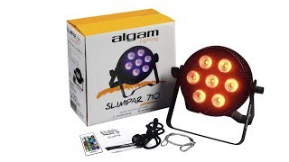 Algam Lighting SLIMPAR 710 HEX projecteur à LED - Video
