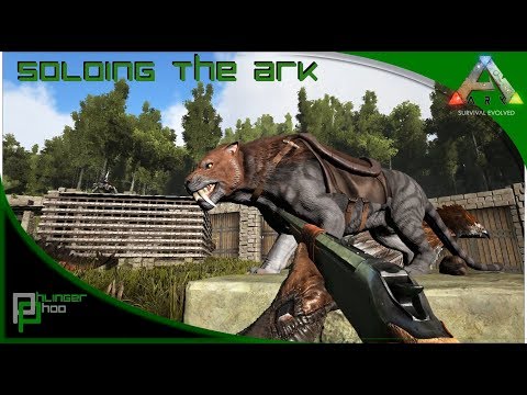 Soloing the Ark S4E27! Patch 260! Sabertooth Make-over! Increased cave Difficulty!