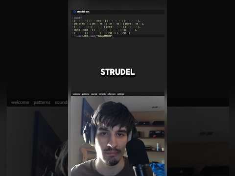Making drum patterns with code! (Strudel.cc)