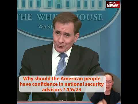 Why Should The American People Have Confidence In National Security Advisors?