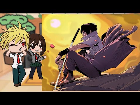 Class 1A react to Deku as Sasuke Uchiha|BNHA/MHA || GCRV |I No Ships ||