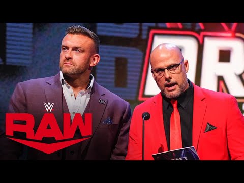 Adam Pearce and Nick Aldis announce round six of the WWE Draft: Raw highlights, April 29, 2024