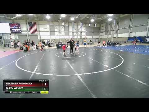 127 Lbs Cons. Round 2 - Anastasia Rodnikova, IL Vs Taryn Wright, AK 27cb