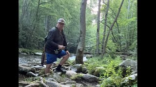 Alabama Outdoorsman Woodsman Fly Fishing and Snorkeling in the Smoky Mountain Streams July 2025