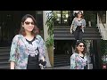 Tamanna Bhatia Looks HOT In Black Leggings Spotted At Soho House Juhu 2019
