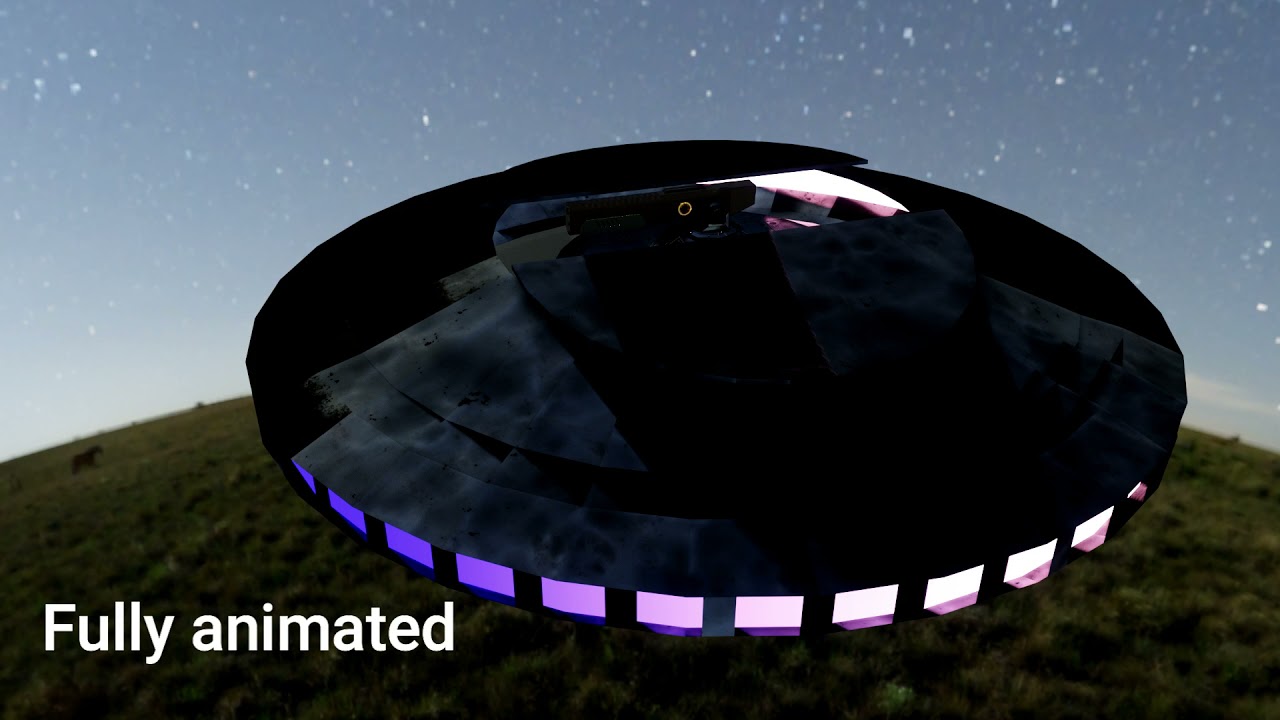 UFO 3d model preview