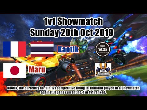 Kaotik, no  1 in Thailand vs  Maru, the current no  1 in Japan  First ever 1v1 Asian Showmatch