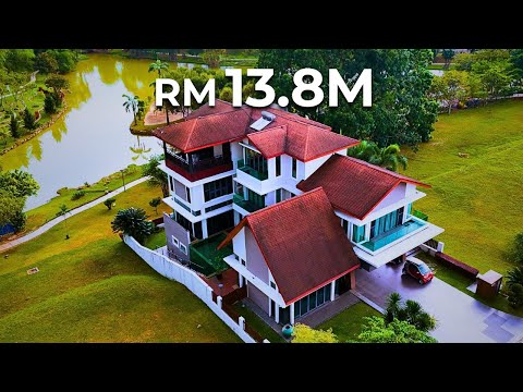 Touring a RM13.8M Lakefront Mansion in Malaysia