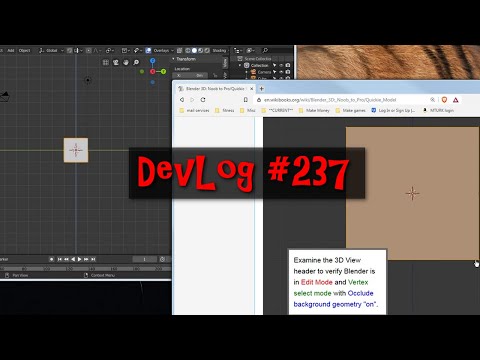 [Blender 2.80] Enchanted Lands Devlog #237 - Blender 3D: Noob to Pro 45 - Where's Grid-o?