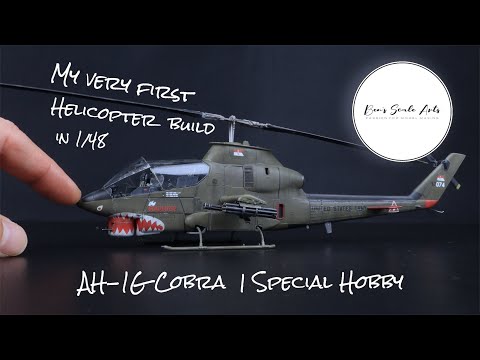 Special Hobby | Bell AH-1G Cobra | 1/48 scale | US Army | Attack helicopter | Build review |