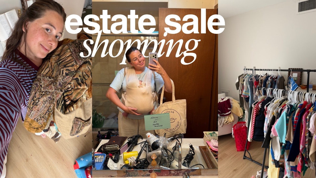 Thrift With Me At An Estate Sale 🧺💫 I CAN'T BELIEVE THIS HAPPENED
