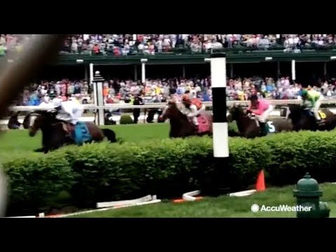 2018 marks the rainiest Kentucky Derby of all time