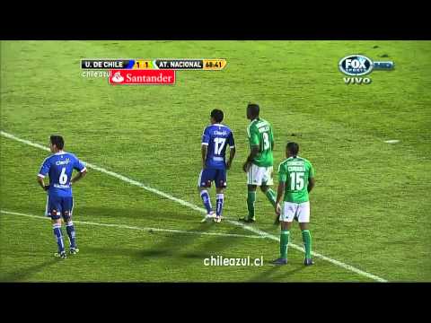 U de Chile 2-1 Atletico Nacional HD Copa Libertadores 2012 Relatos Trovador del Gol