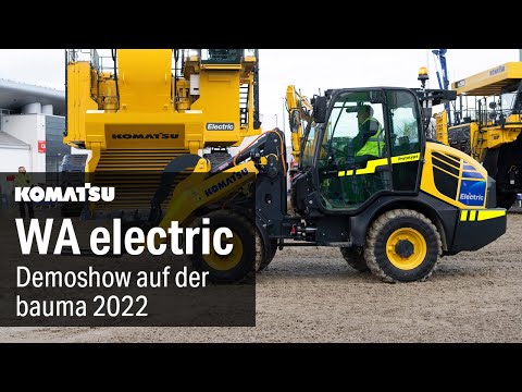 WA Electric - Komatsu auf der bauma 2022