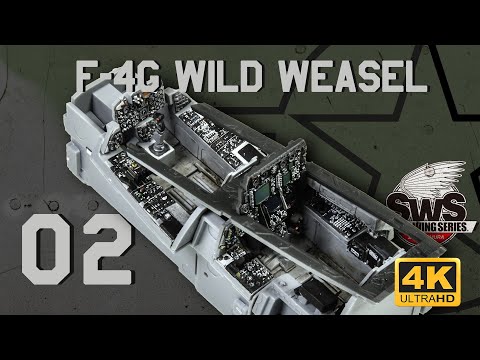 1/48 Zoukei-Mura F-4G Wild Weasel 02 - Cockpit - 4K