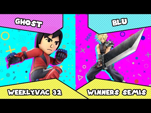 WeeklyVac 32 SSBU: Ghost vs Blu (Mii Brawler vs Cloud)