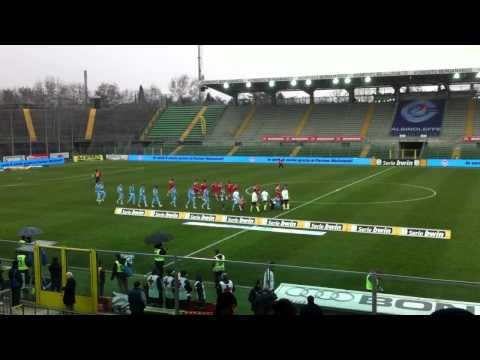 Albinoleffe-Bari 0-2 Ingresso squadre 28-1-12