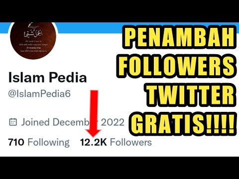 Cara menambah followers twitter dengan cepat gratis terbaru tanpa aplikasi | auto followers twitter