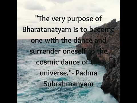 Quotes_PadmaSubrahmanyam #quotes #bharatanatyam #danceexpression