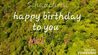Schadchrist;Happy birthday Malvina