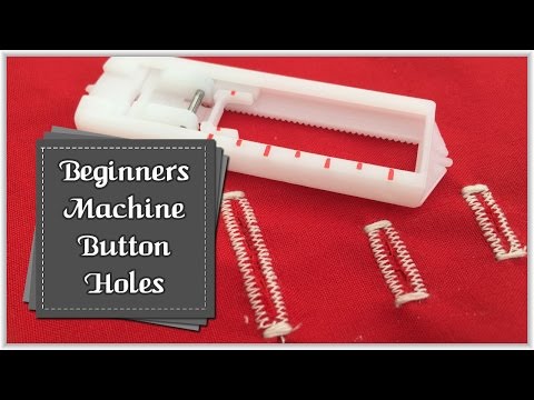 How to sew buttonholes for beginners