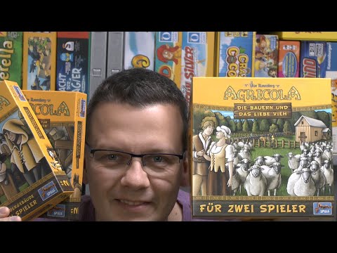Agricola für 2 Spieler - ab 10 Jahre (Lookout) - inkl. Erweiterungen