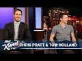 Tom Holland Surprises Chris Pratt