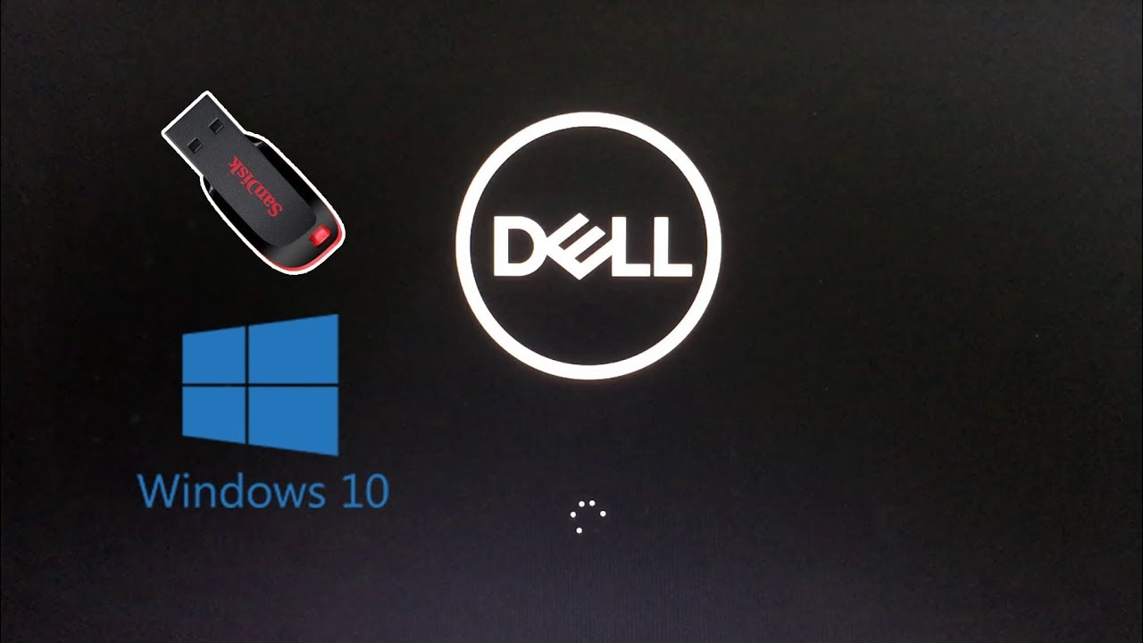 DELL : How to install Windows 10 from USB | NETVN