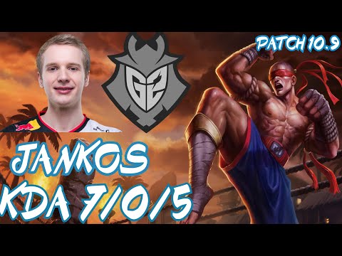 G2 Jankos LEE SIN vs REKSAI JG - EUW CHALLENGER - PATCH 10.9