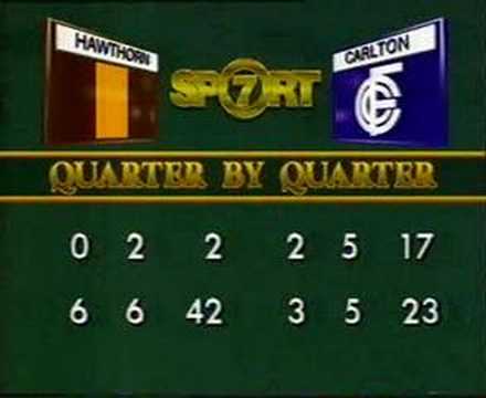 VFL 2nd Semi Final 1988 - Hawthorn v Carlton
