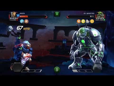 Defeating LABYRINTH OF LEGENDS Maestro FINAL BOSS! - MCOC
