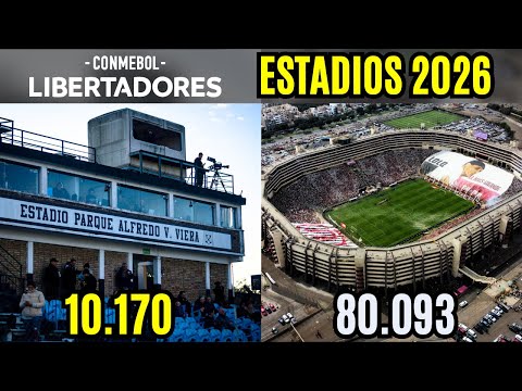 Los INCREÍBLES estadios de la COPA LIBERTADORES 2026