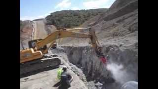 preview picture of video 'Melen Projesi MTB 255 & KOMATSU PC 300-7 Şile TURKEY. (SERRA ENG.)'