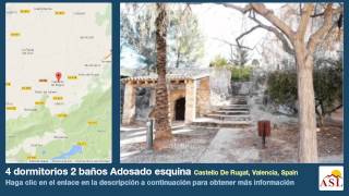 preview picture of video '4 dormitorios 2 baños Adosado esquina se Vende en Castello De Rugat, Valencia, Spain'