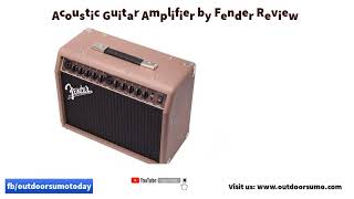 Video thumbnail for Fender Acoustasonic 40 Acoustic Guitar Amplifier Review and buying guide by outdoorsumo by Indoor Outdoor Lover