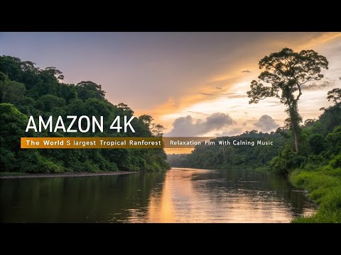 Amazon 4K - The World’s Largest Tropical Rainforest | Relaxation Film with Calming Music"